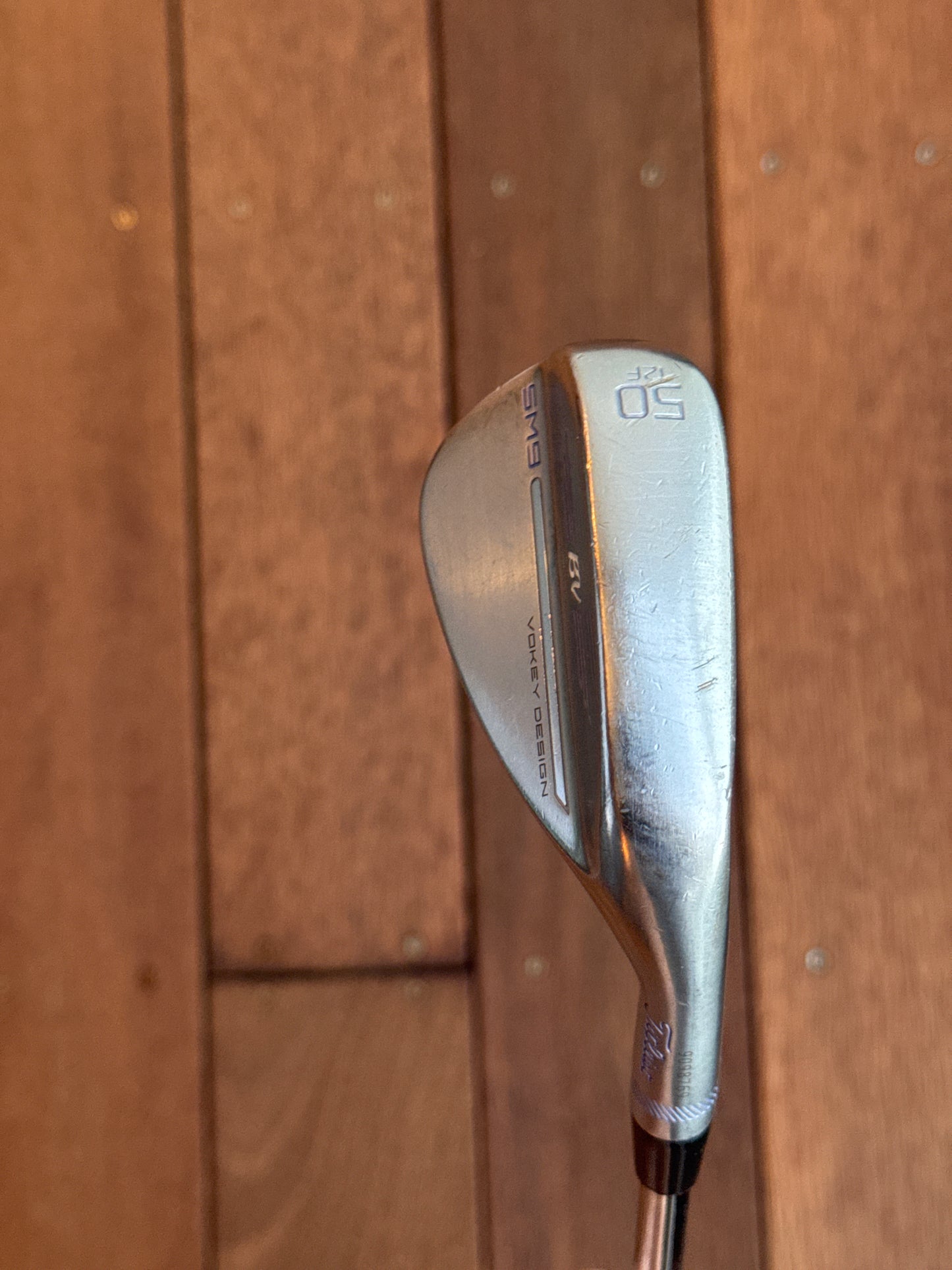 Titleist Volkey SM9 BRUSHED STEEL 50-12F Wedge 50.0°