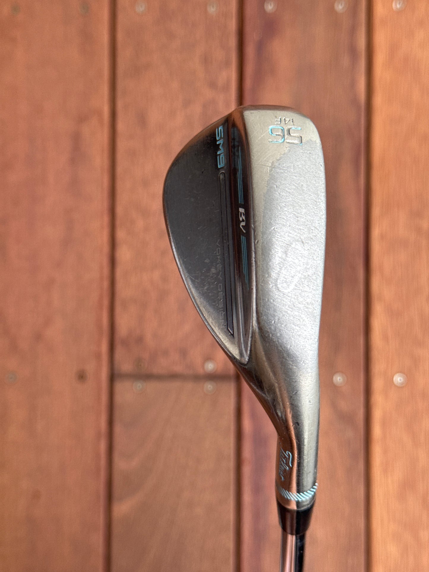 Titleist Volkey SM9 BRUSHED STEEL 56-14F Wedge 56.0° - Ace Swing