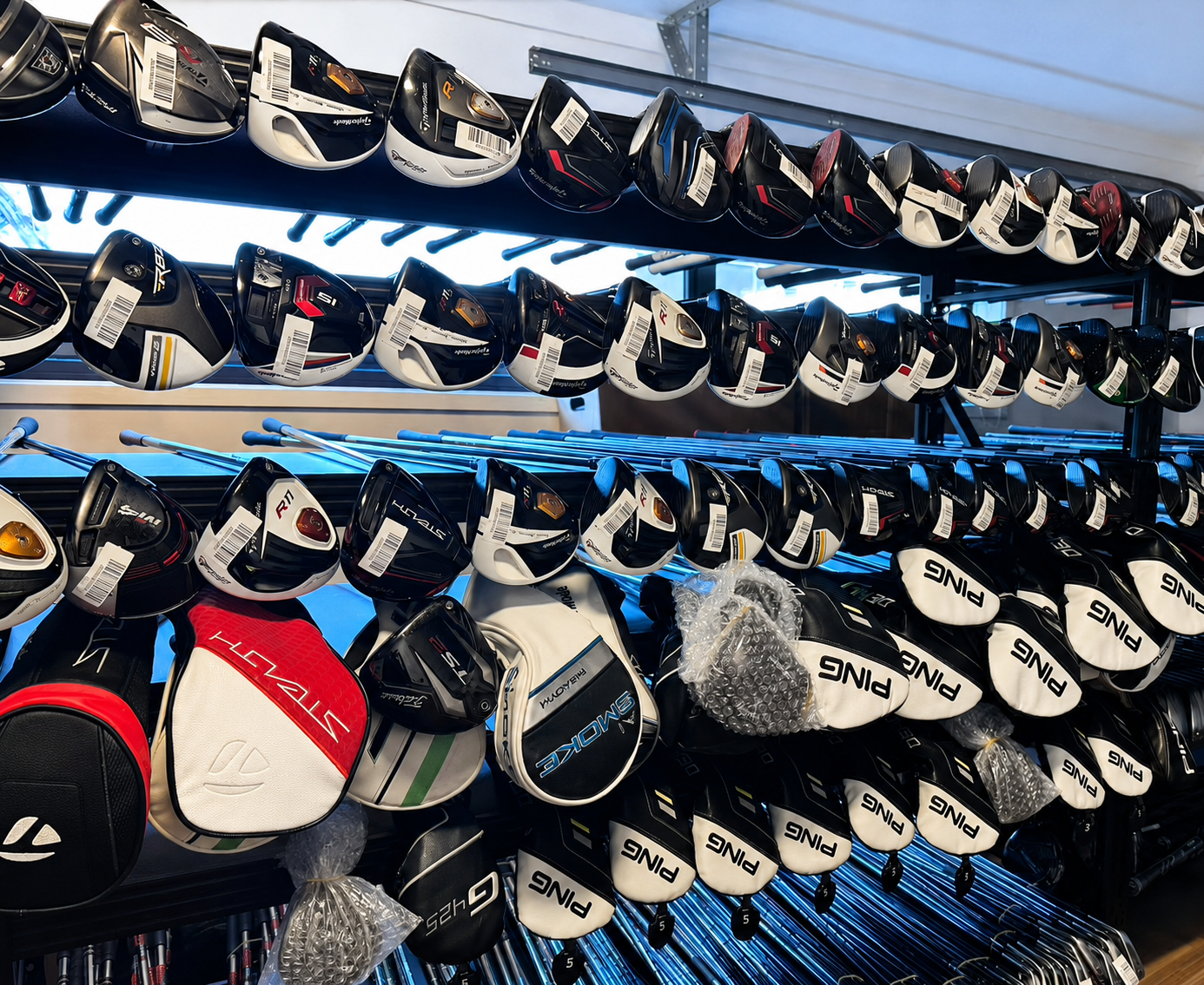 Ace Swing storage room