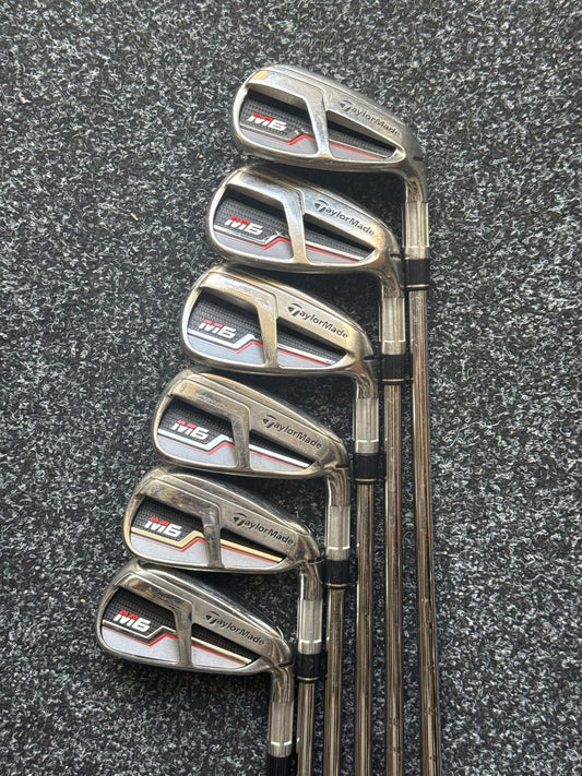 TaylorMade M6 5–PW Iron Set (Stiff)