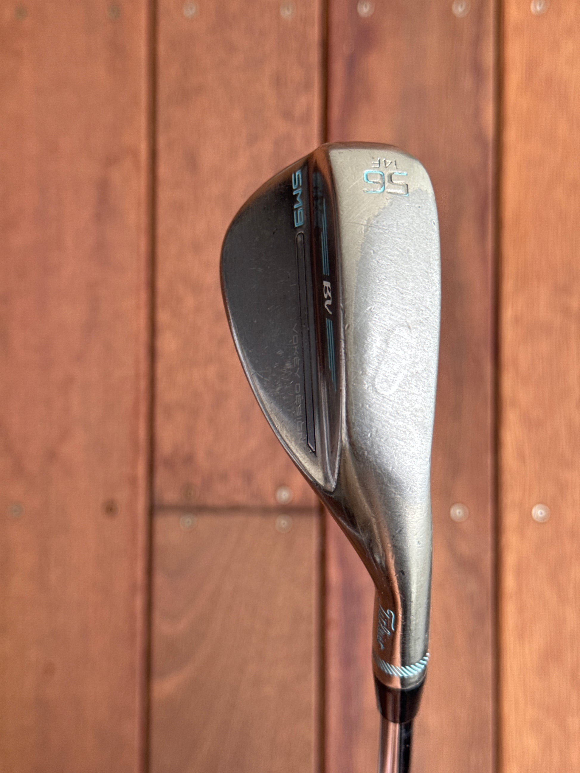Titleist Volkey SM9 BRUSHED STEEL 56-14F Wedge 56.0° - Ace Swing