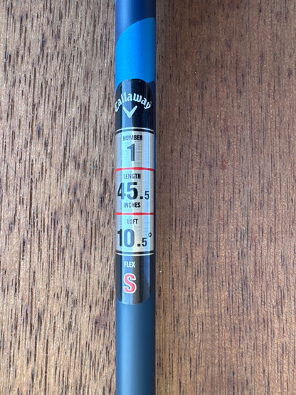 Callaway PARADYM Driver 10.5° Stiff