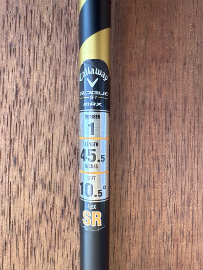 Callaway ROGUE ST MAX Driver 10.5° (SR)