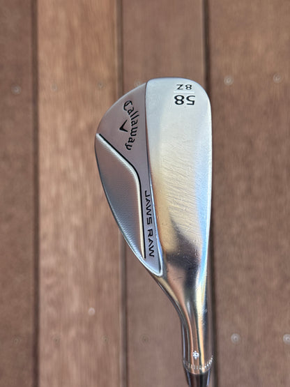Callaway JAWS RAW 58-8 Wedge 58.0° (Stiff)