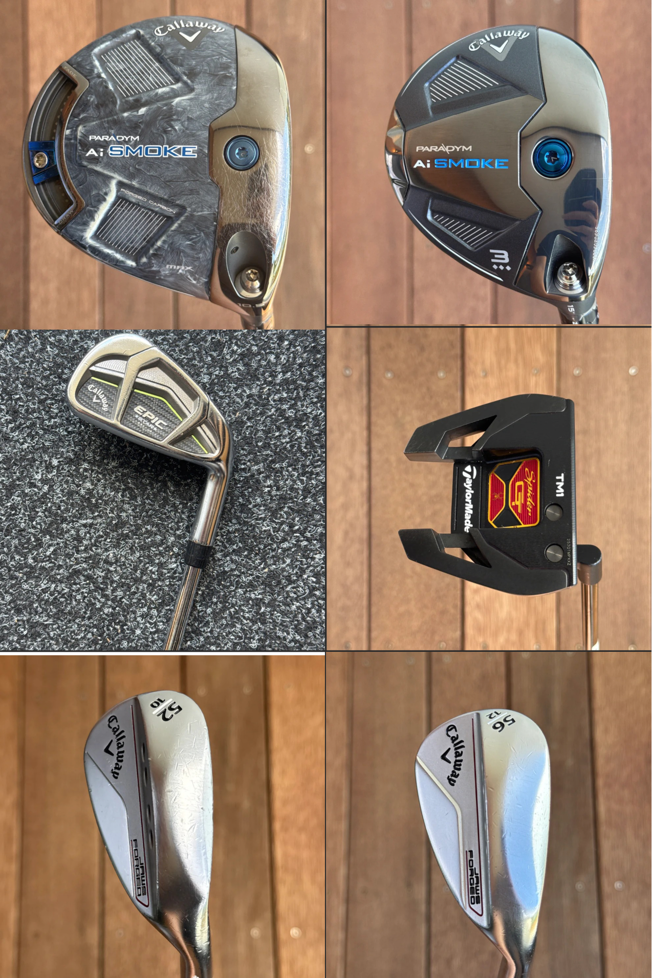 Callaway Ai SMOKE Full Set(A free golf towel included)