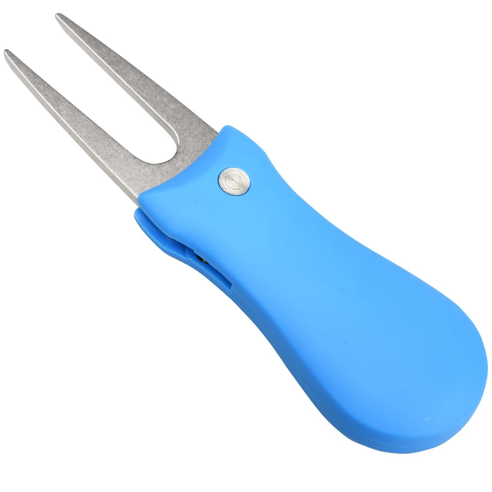 Golf Divot Repair Tool With Ball Marker