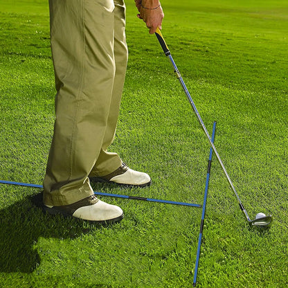 Golf Alignment Sticks (2-Pack) with Storage Tube