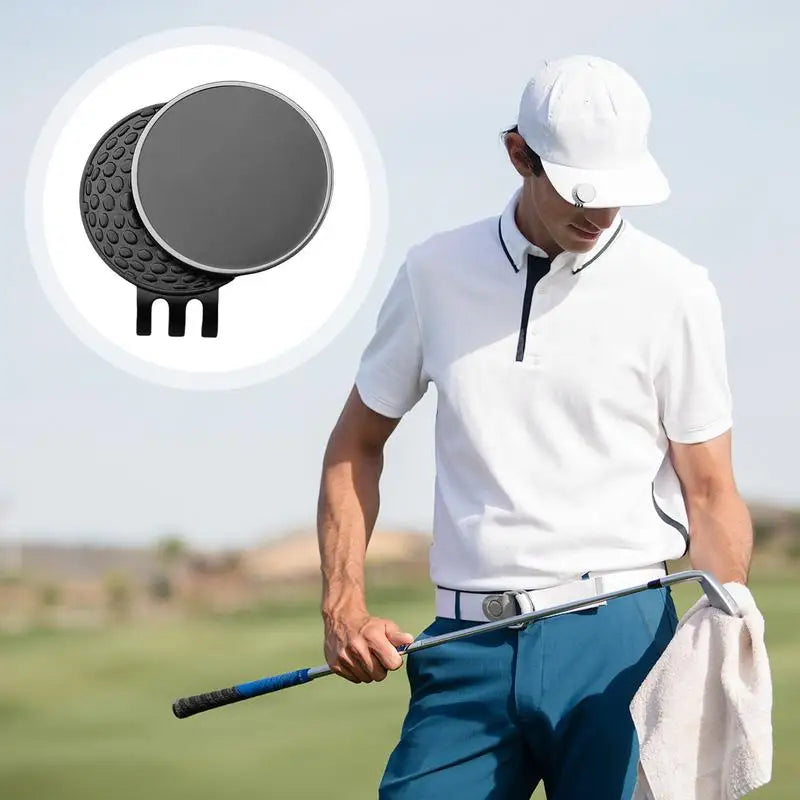 Golf Ball Hat Clip Metal Magnetic Marker