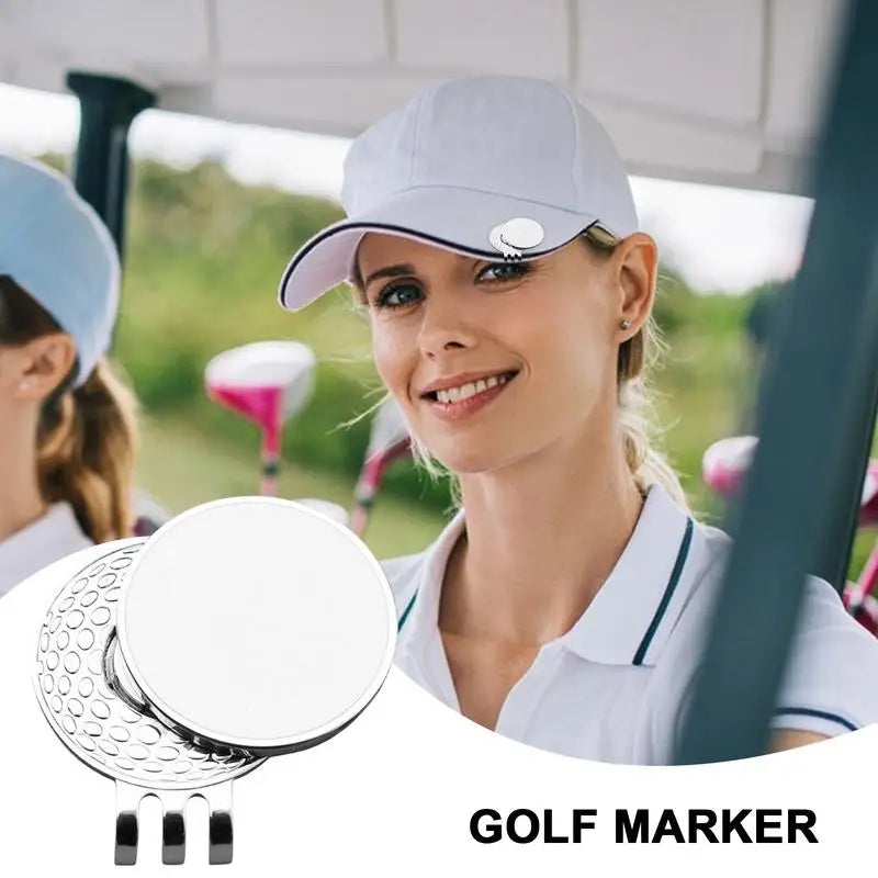 Golf Ball Hat Clip Metal Magnetic Marker