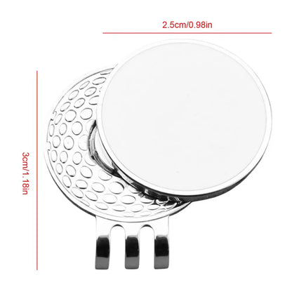 Golf Ball Hat Clip Metal Magnetic Marker